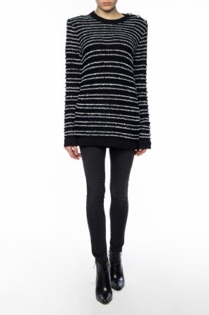 Sweter w paski, zdjęcie 2 Sweter w paski od Balmain
